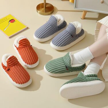 М'які домашні тапочки для жінок на зиму, теплі, закриті, унісекс, неслизькі, з товстою підошвою, модель 