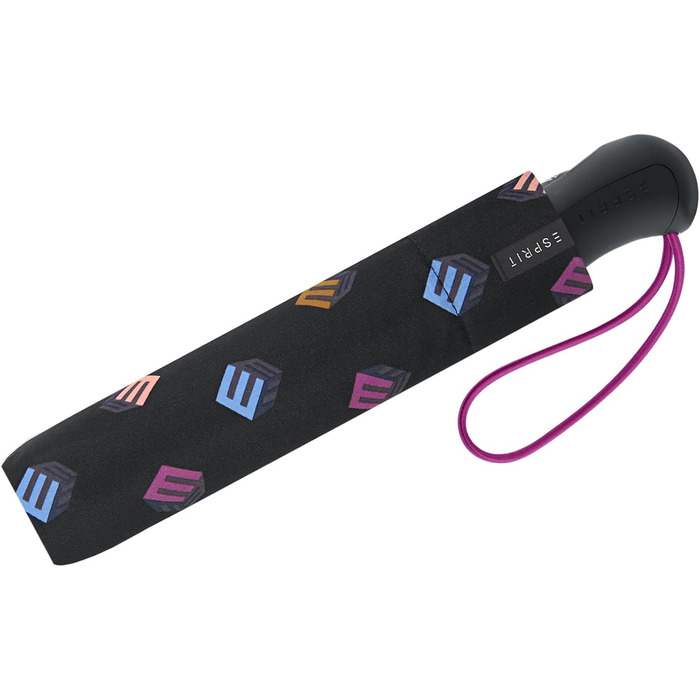 Жіноча парасолька ESPRIT Easymatic з автоматичним відкриванням - Butterfly kiss (чорний)