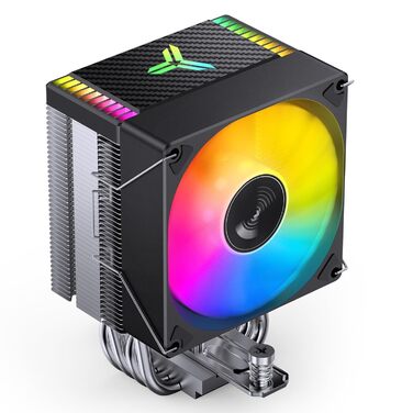 Охолоджувач процесора TZMRIT CR-1400 EVO: 180W TDP, 4 теплові трубки, вентилятор ARGB PWM 92mm, для Intel LGA 115X/1200/1700, AM4/AM5 (чорний)
