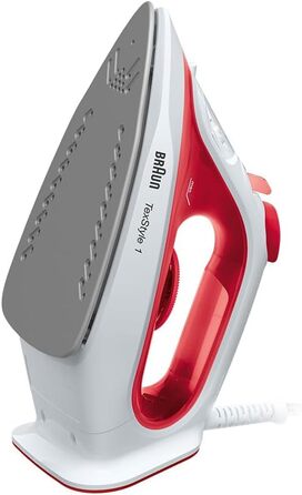 Праска з парою Braun TexStyle 1 SI1019RD - червона, 1900 Вт, 120 г/хв, для будь-якої води