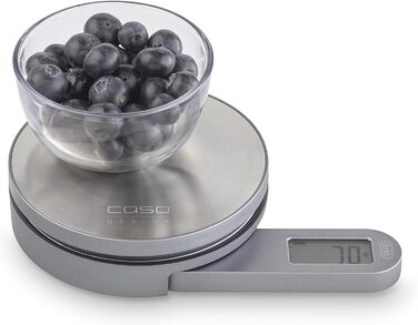 CASO Kitchen EcoMate Kinetic Kitchen Scale - 5kg, 1g Increments, Battery-Free, Award-Winning