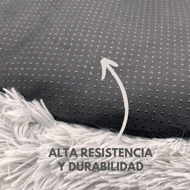 Ліжко для собак та котів Yuma Spazio, 50x70 см, анти-гризун, міцне, знімний чохол, турквезевий колір