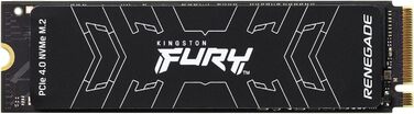 SSD Kingston FURY Renegade 4TB PCIe 4.0 M.2 NVMe з кулером для геймерів та ентузіастів