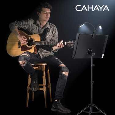 Підставка для нот CAHAYA 6-в-1 з підставкою, світлом та чохлом. Підходить для гітари, укулеле, скрипки. CY0194set