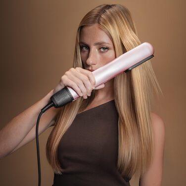 Випрямляч для волосся Cecotec AirLisse 2in1 ForceDry Champagne 1000W з функцією іонізації та безщітковим мотором