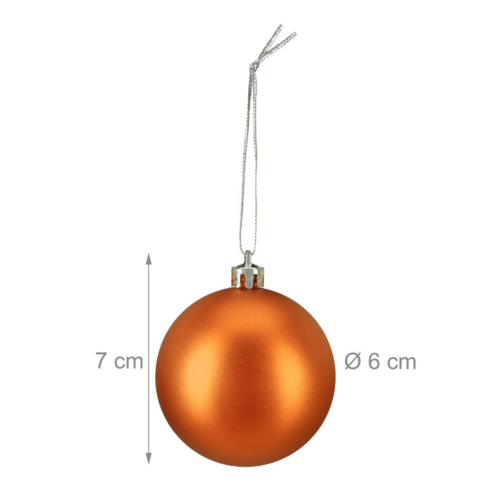 Relaxdays Set of 100 Christmas Baubles