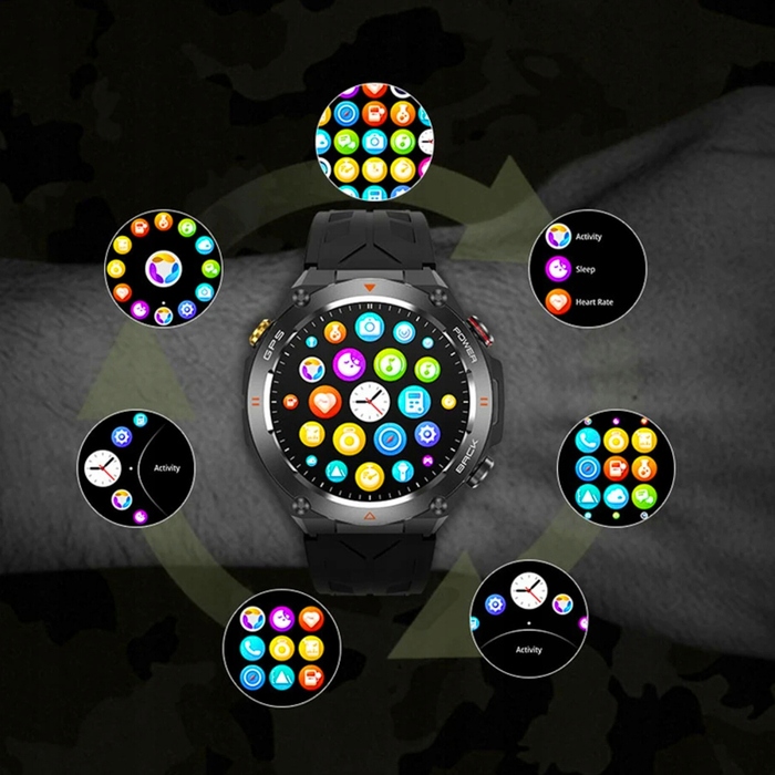 Смарт-годинник Brantek Sport Watch, чорний