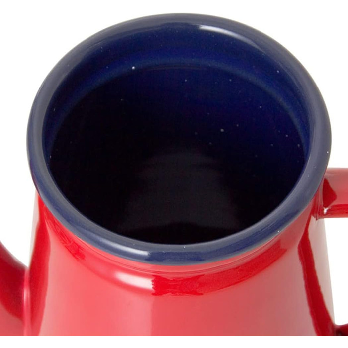 JMAHM Enamel Teakettle Coffee Pot 1L Water Kettle Can Be Used for Coffee, Tea, Milk, Oil, Induction Cooker Gas Stove Universal (Green)