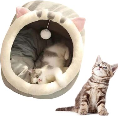 Кігтеточка-будиночок для котів: м'яке ліжко-хатинка, затишне гніздо | Хатинка для котів