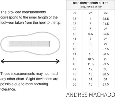 Тапочки Andrés Machado Unisex Dynamic, 44 EU, Чорний/Червоний