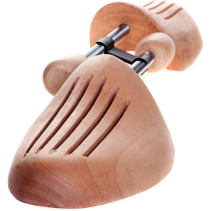 HIMRY® 5 Pairs Wooden Spiral Shoe Stretchers, Natural Wood Spiral Shoe Expanders, SHOE LAST Spiral Shoe Formers, Unisex - Women/Men, Size 35 - Size 36, KXB6001