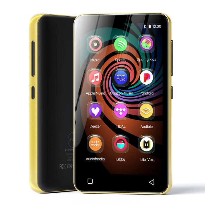 MP3 плеєр 160GB з Bluetooth та WiFi, Android, Spotify, Amazon Music, 4