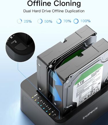 Док-станція Inateck для HDD/SSD 2.5/3.5