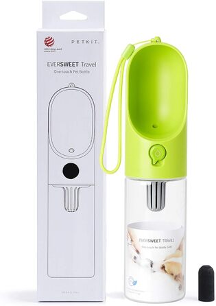 PETKIT Reiseflasche EVERSWEET Travel: пляшка для води для собак, 400 мл, зелена