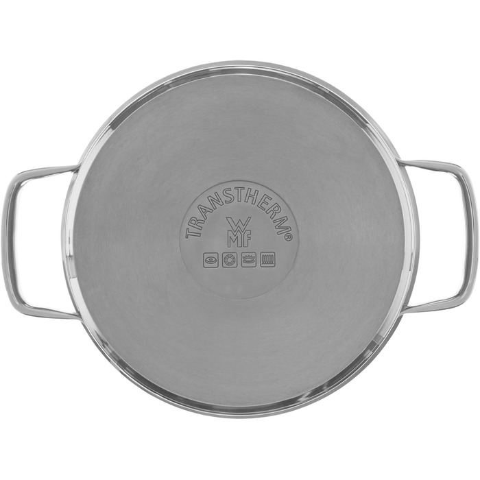 Каструля WMF Compact Cuisine 16,5 см без кришки, 1,5 л, з нержавіючої сталі Cromargan, для індукційних плит, з внутрішньою міткою об'єму, без покриття