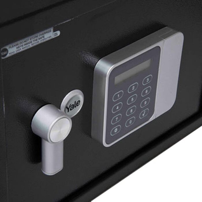 Електронний готельний сейф Yale YLG/200/DB2, 24 л, з LCD-дисплеєм та PIN-кодом, чорний