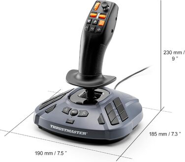 Рульове колесо Thrustmaster T128 – Комплект для симуляторів вантажівок та сільського господарства – з Force Feedback – Офіційно для Xbox та PC