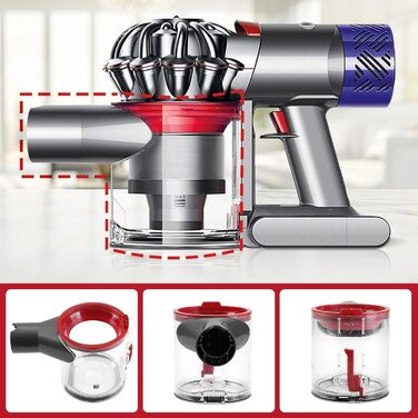 Dyson V8 & V7 Dustbin | Replacement Parts Compatible with SV10 SV11 | High-Quality Dust Container & Waste Bin | Easy Installation