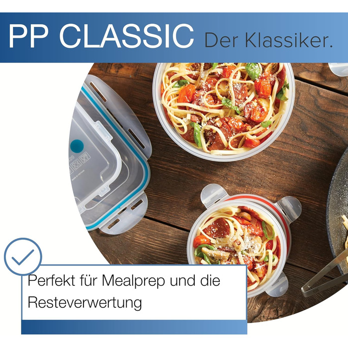 LocknLock PP CLASSIC Storage Box with Lid and Handles | 361 x 274 x 212 mm | 100% Airtight | Semi-transparent Storage Container | Storage Container with Lid for Household Items (16 L (Pack of 2))