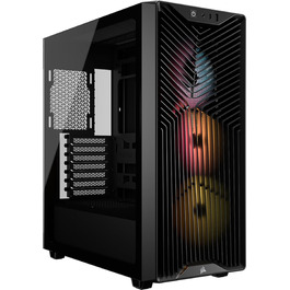 Корпус для ПК Corsair 3200D RS ARGB Mid-Tower ATX, чорний