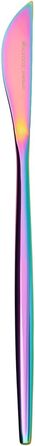 Karaca Orion Matte Rainbow 30-Piece Cutlery Set for 6 People - Cutlery, Knives, Forks, Dessert Forks, Stainless Steel, Dining Cutlery, Table Cutlery Set - Healthy and Hygienic, Modern Design