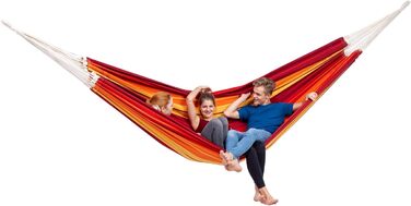 Гамак XXXL AMAZONAS Gigante Lava, ручна робота, 300x200 см, до 280 кг, Бразилія