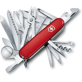 Швейцарський ніж Victorinox Swiss Champ: мультитул з 33 функціями, ніж, коркомач, міні-викрутка 1.5 мм