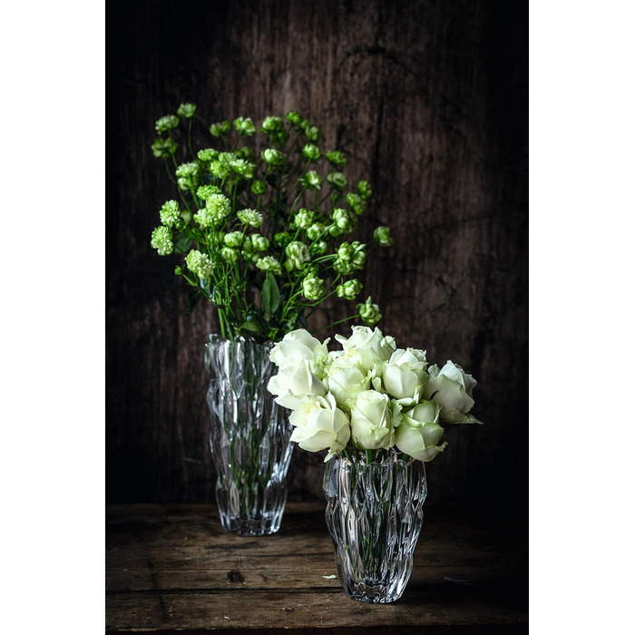 Ваза Nachtmann Quartz з кришталевого скла, 16 см, для квітів, стіл, миття в посудомийній машині
