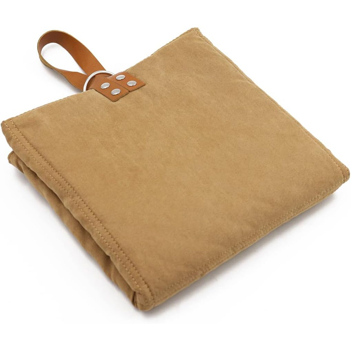 Килимок для собак Paws&Co: портативний, складаний, 75x50 см (M, коричневий)