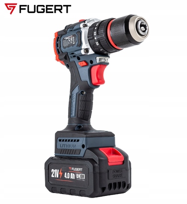 Акумуляторний шуруповерт FUGERT 21,6 В 4 Аг, безщітковий, у кейсі