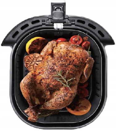 Аерофритюрниця Heinrich's HFR 8216, срібляста, 1450 Вт, 5 л