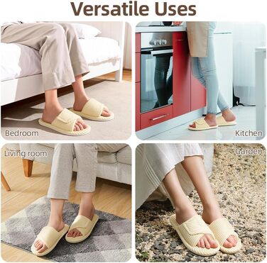 Жіночі домашні тапочки з піною-пам'яттю, теплі зимові тапочки з корду, м'які, легкі, з антиковзким покриттям, сучасні, зручні для дому та вулиці, кремово-білі, 40/41 EU