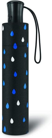 Чорний парасолька Happy Rain з ефектом зміни кольору, компактний парасолька-тростина, 95 см