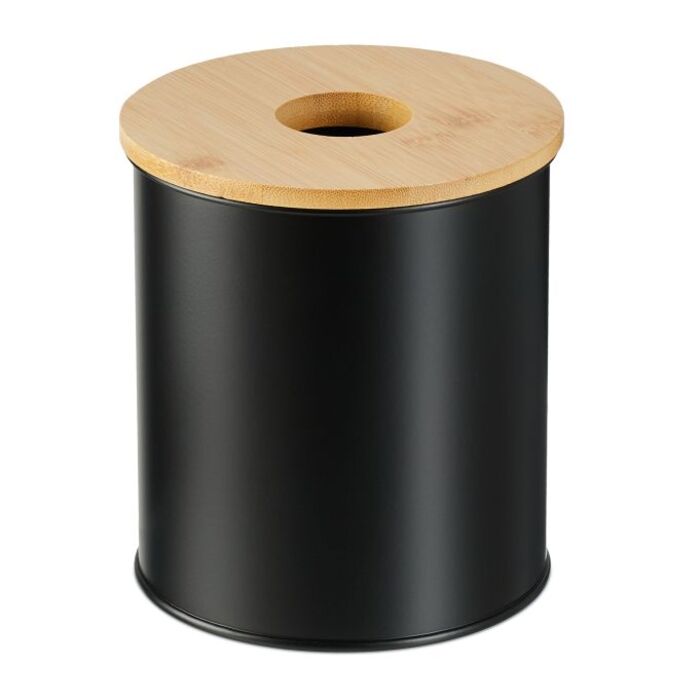 Relaxdays Cosmetic Container 2 l with Bamboo Lid