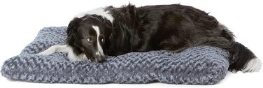 Amazon Basics Machine Washable Dog Bed for Large Dogs - Washable and Durable, 102 x 69 x 9 cm, Gray Swirl