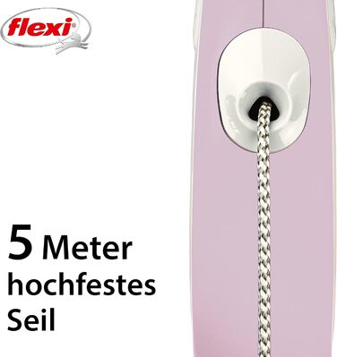 Рулетка вимірювальна Flexi Comfort S, 5 м, рожева