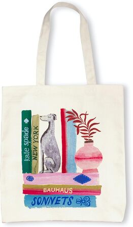 Велика жіноча сумка-тоут Kate Spade New York із канвасу, стильна сумка на плече для пляжу чи навчання