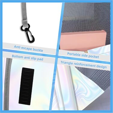 Рюкзак-переноска для котів та собак SWIHELP, безпечний, для подорожей (кольоровий)