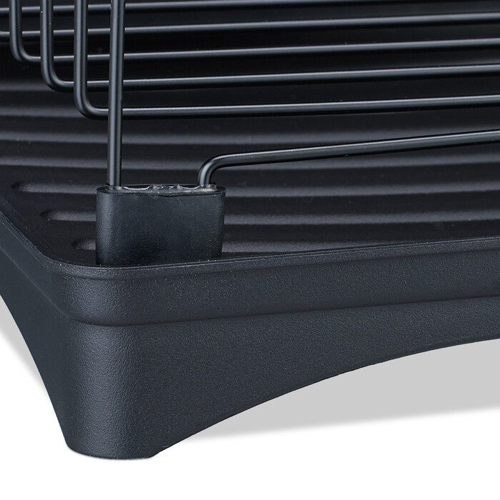 Relaxdays Dish Drainer with Automatic Drainage