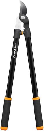 Секатор Fiskars L11 для свіжої деревини, антипригарне покриття, загартована сталь, 81 см, чорний