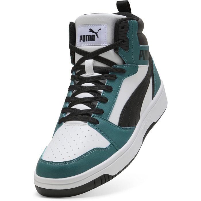 Кросівки Puma Rebound V6 Unisex (44.5 EU) – Emerald Ice, Чорний, Білий, Зелений