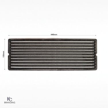 KC BRANDING Cast Iron Grill Grate for Broil King Baron