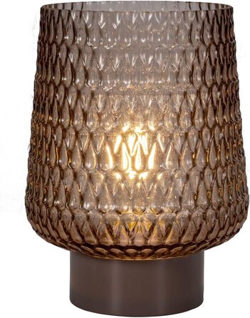 LED мобільна настільна лампа Pauleen 48309 з таймером, сірий колір, ефект мерехтіння, працює від батарейок