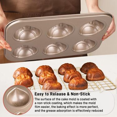 Форма для мафінів з антипригарним покриттям, 3 шт. Karbonstahl, 26,5 x 18,5 см