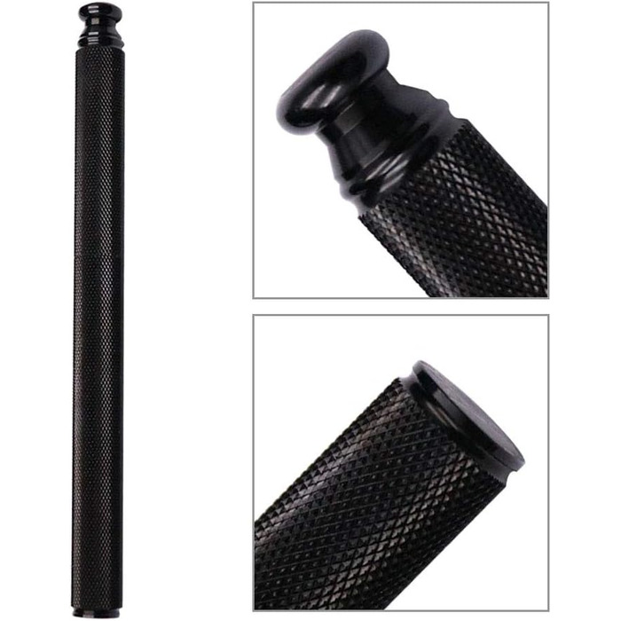 Aluminum Alloy Ice Pick Handle with Stainless Steel Blade and Safety Cover, Ice Tool, Kitchen Tool for Restaurant, Bar, Home (black)