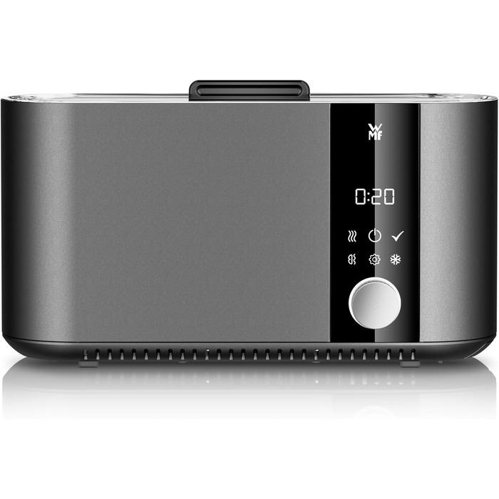 Тостер WMF Master Langschlitz: 2 відділення, XXL-тост, автоматичне центрування, LED, нержавіюча сталь