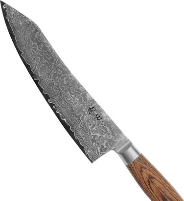 Ніж Wakoli EDIB Pro Kiritsuke Дамаск (VG10) 20 см – Кухонний ніж для нарізки, подарункова коробка