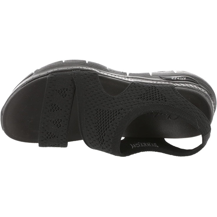 Кросівки жіночі Skechers Cali Arch Fit - Black Knit (39 EU) - з підтримкою склепіння стопи