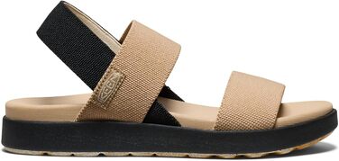 Жіночі сандалі Keen ELLE BACKSTRAP (38.5 EU, широка колодка, колір: кукурудзяний чорний)