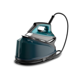 Станція парогенератора Rowenta Compact Steam Pro DG7621: 6,2 Bar, 310 г/хв, 1,1 л, компактний дизайн, блакитно-чорний
